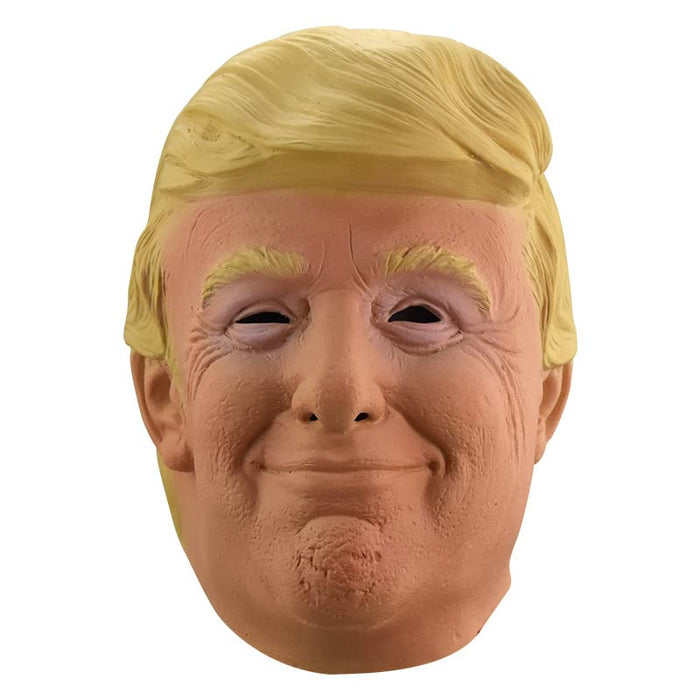 Yuulibux Funny Donald Trump Mask with Realistic Features Ideal for Halloween Party and Cosplay (Latex)