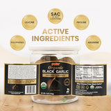 MW Polar USDA Organic Black Garlic 5 oz (Pack of 1), Whole Bulbs, Easy Peel, All Natural, Chemical Free, Kosher Friendly Ready to Eat Healthy Snack