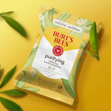 Burt's Bees White Tea Face Wipes, Mothers Day Gifts for Mom for All Skin Types, Hydrating Makeup Remover & Facial Cleansing Towelettes, 30 Ct. (3-Pack)