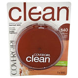 Covergirl Clean Pressed Powder Foundation, 140 Natural Beige, 0.44 Fl Oz