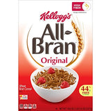 All Bran Breakfast Cereal, 8 Vitamins and Minerals, High Fiber Cereal, Original, 18.6oz Box (1 Box)