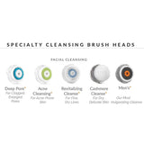 Clarisonic Facial Cleansing Brush Head Replacement Set, Acne, 2 -Count