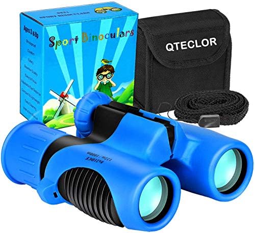 Compact Mini Binoculars for Kids – 8x21 Zoom Kids Binoculars Toy Gift Shock Proof for 3 4 5 6 7 8 9 10 11 12 13 Years Old Boys Girls Bird Watching Sporting Events Children Best Present