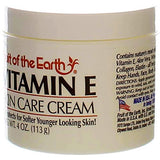 Fruit of the Earth Vitamin E Skin Care Cream 4 oz per Jar- Pack of 8