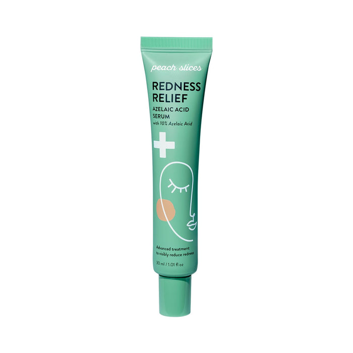 Peach Slices - Redness Relief 10% Azelaic Acid Serum (1.01 oz) - Advanced Skincare - Includes Panthenol, Cica, Algae - Vegan, Cruelty-Free, Korean Skincare & Beauty