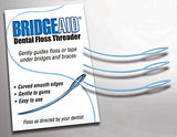 FLOSSAID BridgeAid Threaders 10 Packs of 10 (100 Threaders)