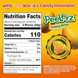 Amos Peelable Mango Candy, Peelerz Gummy Mango Peeling Candy,Resealable 2.19oz Bag (Pack of 3)