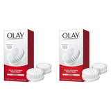 Olay Facial Cleaning Brush Advanced Facial Cleansing System Replacement Brush Heads, 2 Count (Pack of 2)