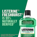 Listerine Freshburst Antiseptic Mouthwash for Bad Breath, Kills 99% of Germs That Cause Bad Breath & Fight Plaque & Gingivitis, ADA Accepted Mouthwash, Spearmint, 1 L, Pack of 2