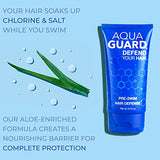 AquaGuard Pre-Swim Hair Defense | Made in California | Seriously, No More Swim Hair | Prevents Chlorine Damage + Softens Hair While Swimming | Color Safe, Leaves Hair Smelling Great | 5.3 oz (1 Pack)