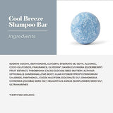 The Earthling Co. Shampoo Bar - Promote Hair Growth, Strengthen & Volumize All Hair Types - Paraben & Sulfate Free formula with Natural, Vegan Ingredients for Dry Hair (Cool Breeze, 3 oz)