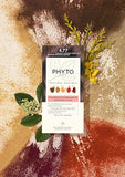 PHYTO Phytocolor Permanent Hair Color, 4.77 Intense Chestnut Brown, with Botanical Pigments, 100% Grey Hair Coverage, Ammonia-free, PPD-free, Resorcin-free, 0.42 oz.