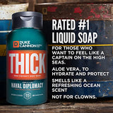 Duke Cannon Supply Co. THICK High-Viscosity Body Wash for Men - Smells Like Naval Supremacy, 17.5 Fl Oz