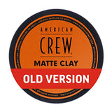 American Crew Men's Hair Matte Clay (OLD VERSION), Like Hair Gel with Medium/High Hold, 3 Oz (Pack of 1)