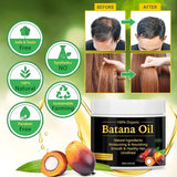 100% Natural Raw Batana Oil for Hair Growth, Dr. Sebi Hair Oil from Honduras, Prevent Hair Loss, Eliminates Split Ends for Men & Women