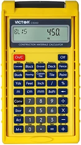 Victor C5000 Construction Materials Calculator with Protective Case