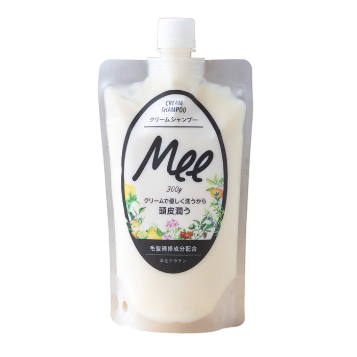 AMEPLA Washable Treatment MEE Mee 300g Cream Shampoo Mee Mee Sebum Dry Skin Damage Care Large Capacity Time-Saving Dandruff Itchiness