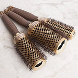 Olivia Garden NanoThermic Ceramic + Ion Round Thermal Hair Brush NT-12 (1/2")