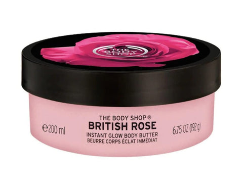 The Body Shop British Rose Body Butter – Nourishing & Moisturizing Skincare for Normal Skin – Vegan – 6.75 oz