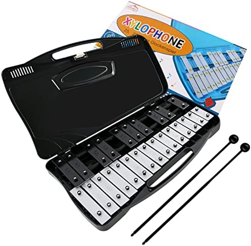 EASTROCK Xylophone, 25 Notes Glockenspiel Xylophone for Kids, Professional Xylophone Instrument Music Teaching, Gifts