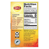 Lipton Black Tea Lemon, Pyramid Tea Bags, Flavored Teabags for a Refreshing Cup of Tea, 80 Total Tea Bags (20ct - Pack of 4)