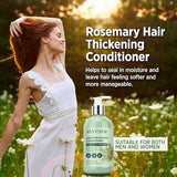 Svvimer Rosemary Hair Growth Conditioner: Thickening Moisturizing Product with Biotin for Women Men - for Damaged Dry Thinning Hair 11.8 fl.oz