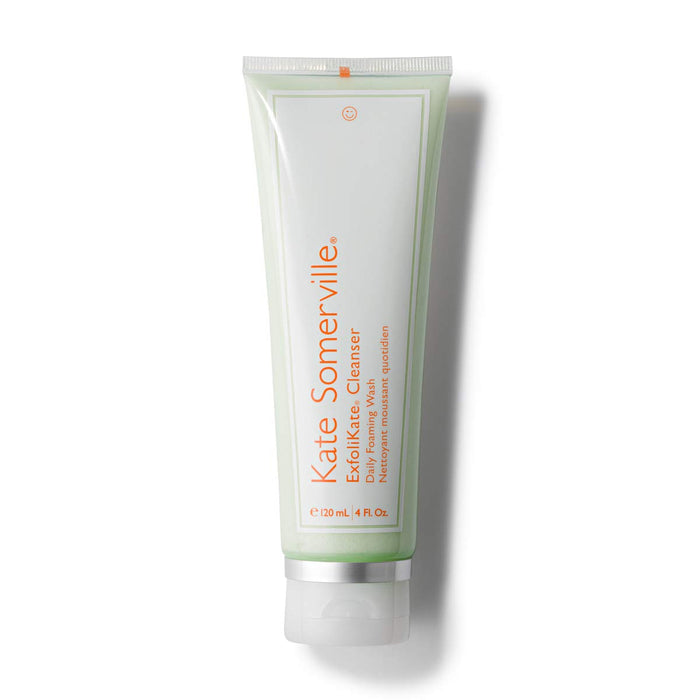 Kate Somerville ExfoliKate Cleanser – Daily Exfoliating Foaming Face Wash – Clinically Formulated Glycolic Acid and Lactic Acid Gentle Facial Scrub, 4 Fl Oz