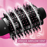 Hair Dryer Brush Blow Dryer Brush in One, 4 in 1 Styling Tools with Ceramic Oval Barrel, and Styler Volumizer, Hot Air Straightener Brush for All Hair Types