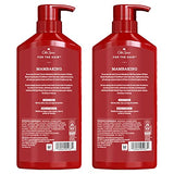 Old Spice Men's 2-in-1 Shampoo and Conditioner, MambaKing, Twin Pack, 43.8 Fl Oz