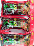 Alamo Candy Mini Tex Dill Pickle In Chamoy - Three Pickles & One NG Joy Sticker - Individually Wrapped - Made In San Antonio, Texas, 24.0 Ounce