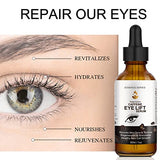 Caffeine Eye Serum - with EGCG, Vitamin C, Hyaluronic Acid, Collagen, Caffeine Eye Lift Serum - Reduces Puffiness, Dark Circles, Under Eye Bags, Wrinkles and Fine Lines Around The Eyes (60ml)