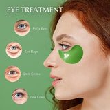 Under Eye Patches for Dark Circles: 30 Pairs Green Tea Eye Gels Pads - Reduce Eye Bags, Wrinkles & Puffy - Skin Treatment Mask Retinol Collagen - Anti Aging & Face Moisturizer For Women (Green Tea)