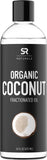 Sports Research Organic Fractionated Coconut Oil - 100% Pure Multi-Purpose Oil for Hair and DIY Products - Non-GMO Verified (16 Ounces)