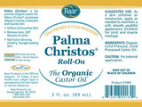 Palma Christos Roll-On, Organic Castor Oil 3 oz