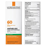 La Roche-Posay Anthelios Clear Skin Sunscreen Dry Touch SPF 60 | Oil Free Sunscreen For Face | Oil Absorbing | Broad Spectrum SPF + Antioxidants | Non-Greasy | Oxybenzone Free | Travel Size Sunscreen