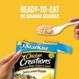 StarKist Chicken Creation Zesty Lemon Pepper - 2.6 oz Pouch (Pack of 12)