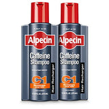 Alpecin C1 Caffeine Shampoo 12.68 fl oz (Pack of 2), Promote Natural Hair Growth and Thickness, Energizes Hair and Scalp, Leaves Hair Feeling Stronger