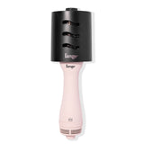 L'ANGE HAIR Le Volume 2-in-1 Titanium Blow Dryer Brush | Hot Air Brush in One with Oval Barrel | Hair Styler for Smooth, Frizz-Free Results for All Hair Types (Blush - 60 mm)