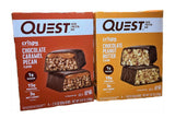 Quest Protein Bar, Crispy Chocolate Caramel Pecan & Crispy Chocolate Peanut Butter. (2pack)