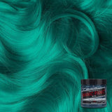 MANIC PANIC Mermaid Hair Dye - Classic High Voltage - Semi Permanent Hair Color - Neon, Cool Ocean Blue, Slightly Green Undertones - Glows In Blacklight - Vegan, PPD & Ammonia-Free - For Coloring Hair