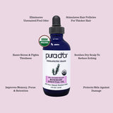 PURA D'OR Organic Rosemary Essential Oil, 4oz, Therapeutic Grade, for Hair, Body, Skin, Aromatherapy, Relaxation, Massage, Mood, Relief, Home, DIY Soap