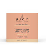 Sukin Brightening Glow Night Moisturizer 1.69 fl oz