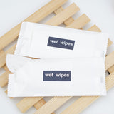 Hipruict Individual Hand Wipes, Wet Wipes Individually Wrapped 100 Pack, Clean Hands Quickly,large Wet Wipes Bulk for Homeless, Suitable for Restaurant, Wedding, Barbecue