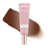 Doll 10 TCE Luminous Super Coverage Serum with Niacinamide - Full Coverage Tinted Foundation Makeup (Rich)