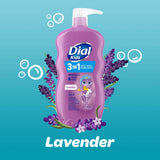 Dial Kids 3-in-1 Body+Hair+Bubble Bath, Lavender Scent, 24 fl oz (Pack of 4)