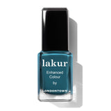 LONDONTOWN Peacock Teal Glossy Nail Polish, Magpie lakur, Vegan Chip-Resistant Long-Lasting Nail Lacquer, 40 fl oz