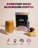 EVERYDAY DOSE The Mushroom Coffee by Everyday Dose Premium Coffee Extract with Grass-Fed Collagen, Chaga, Lions Mane & L-Theanine for better Focus, Energy, Digestion and Immunity 30 Servings of Mushroom Coffee