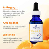 Bioglossy Vitamin C Serum 20%, Professional Vitamin C Face Serum Anti Aging Skin Care for Women 30 ml / 1 Fl oz