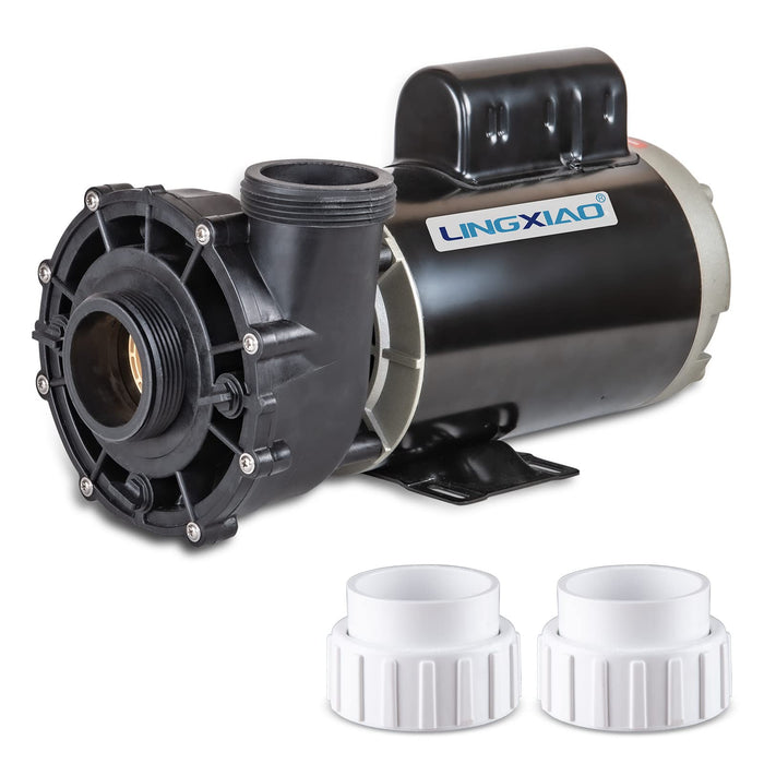 LINGXIAO SPA Pump, 4HP Hot Tub Pump - 2 Speed LX SPA Pumps Motor 220-240V, 2" Port, 56 Frame (Model: 56WUA400-II)