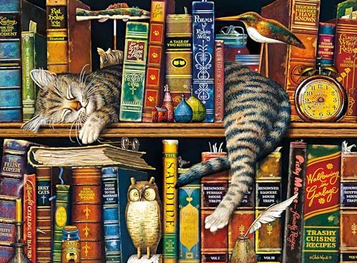 Buffalo Games - Charles Wysocki - Frederick The Literate - 1000 Piece Jigsaw Puzzle for Adults -Challenging Puzzle Perfect for Game Nights - Finished Size is 26.75 x 19.75